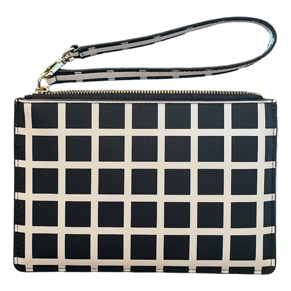 Kate Spade New York Laurel Way Printed Check Wristlet Phone Clutch New Condition - Picture 4 of 7